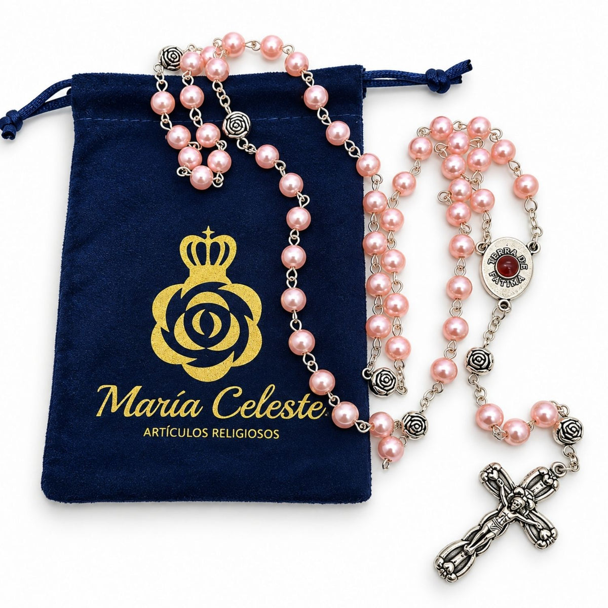 Rosario Con Reliquia De Tierra De Fátima - Portugal