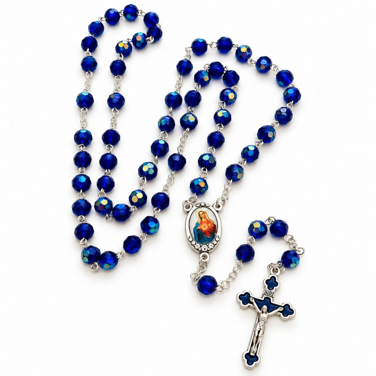Rosario Del Inmaculado Corazón De María Azul