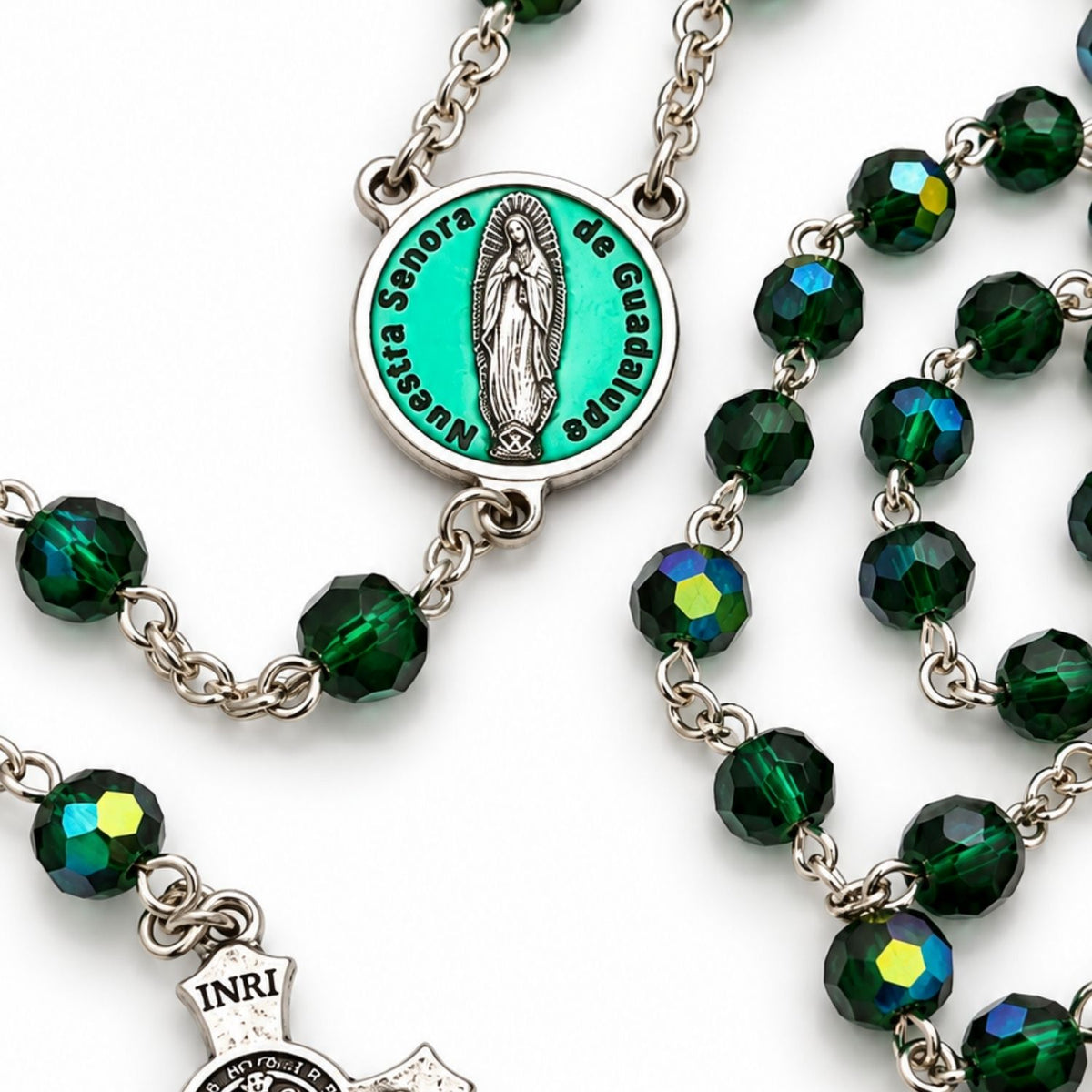 Rosario Virgen de Guadalupe - centro con oración