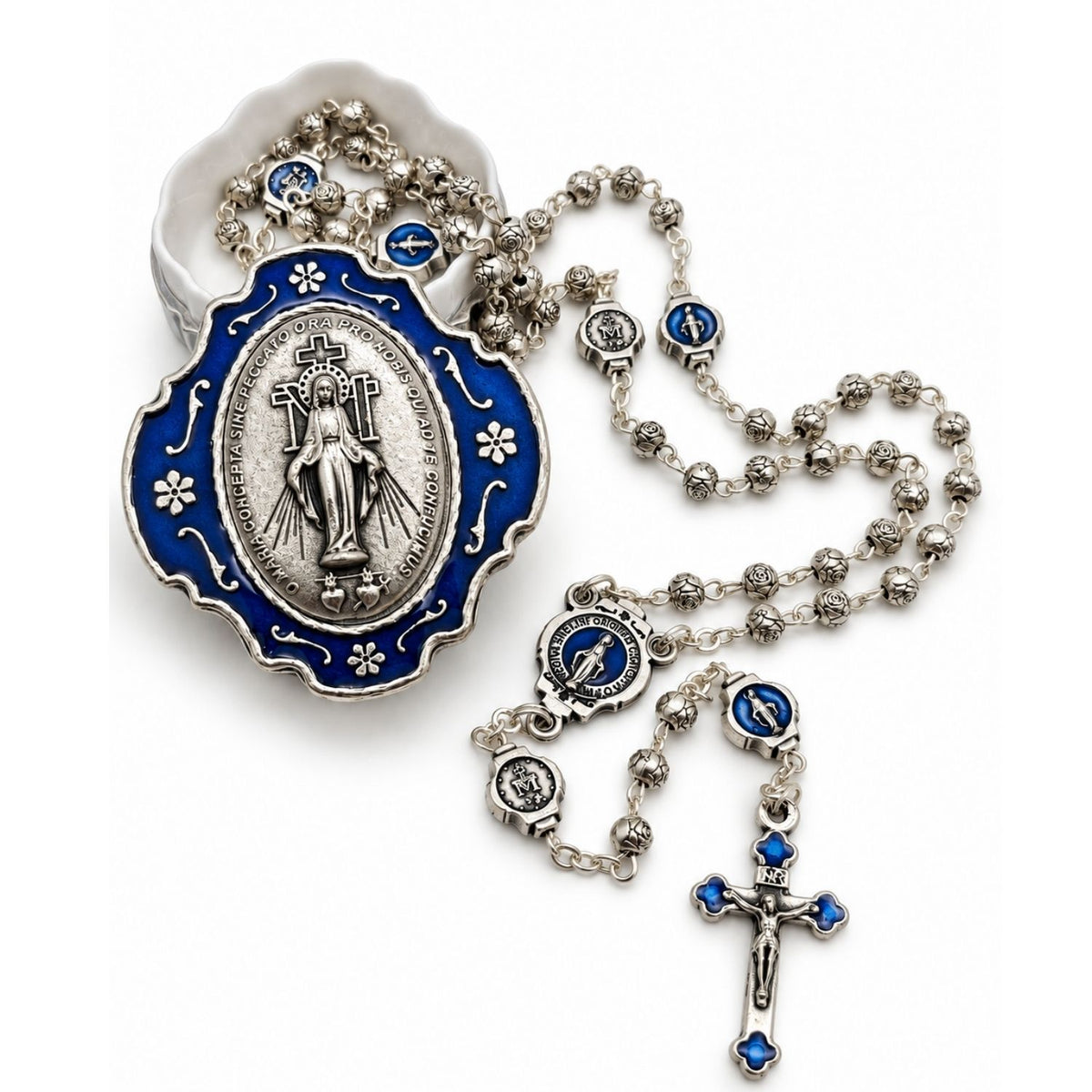 Rosario de La Medalla Milagrosa Con Estuche