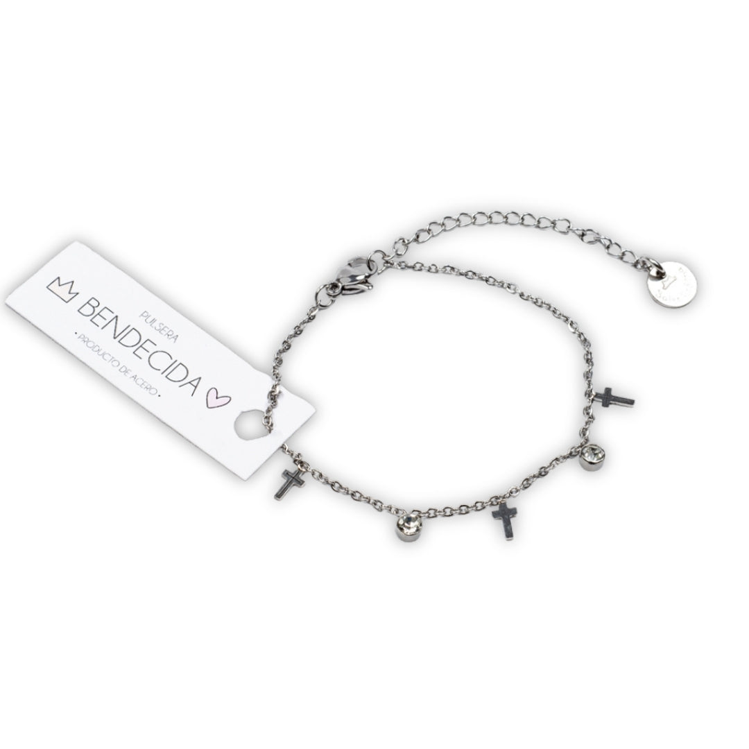 Pulsera Bendecida - acero