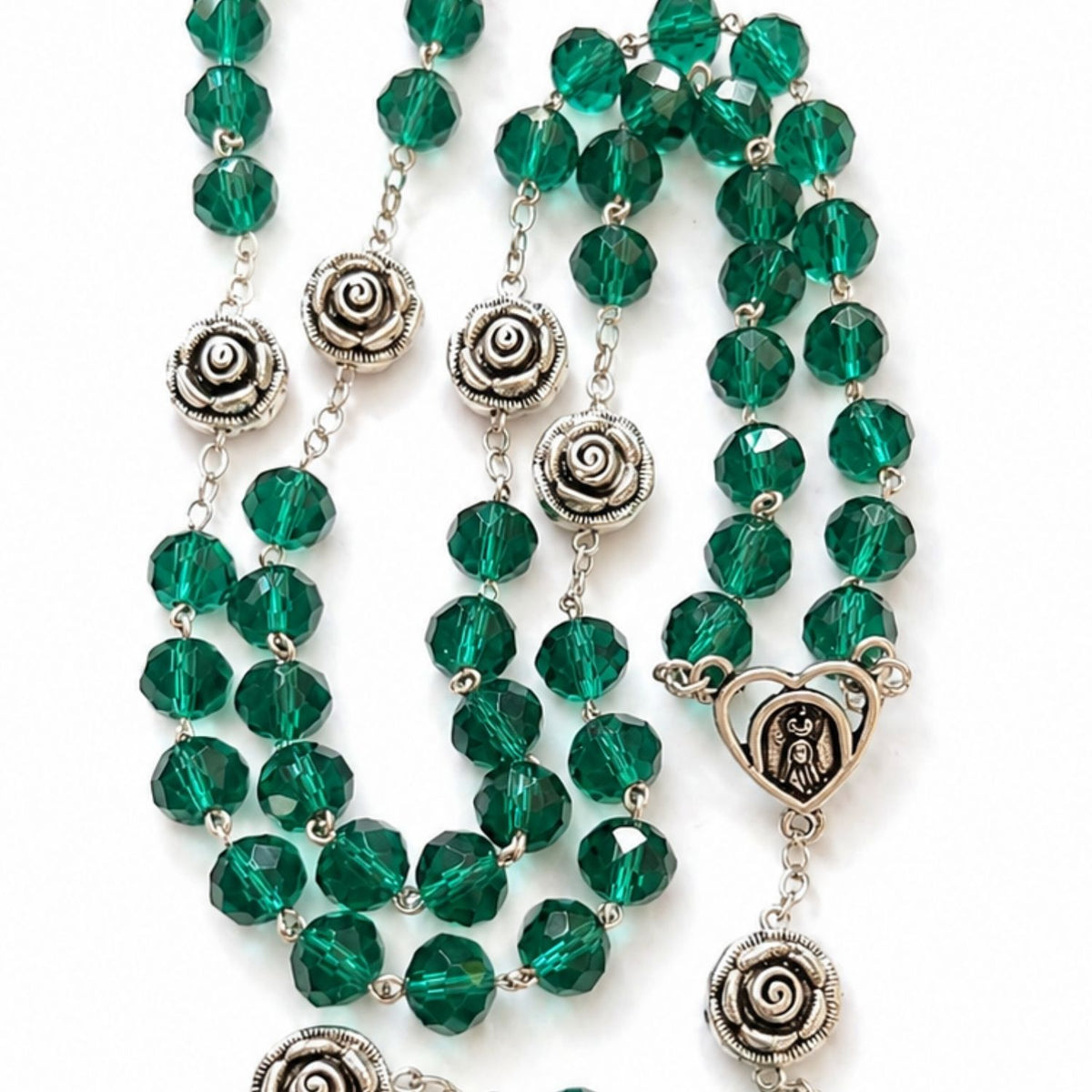 Rosario de Nuestra Señora de Fátima – Verde Esmeralda