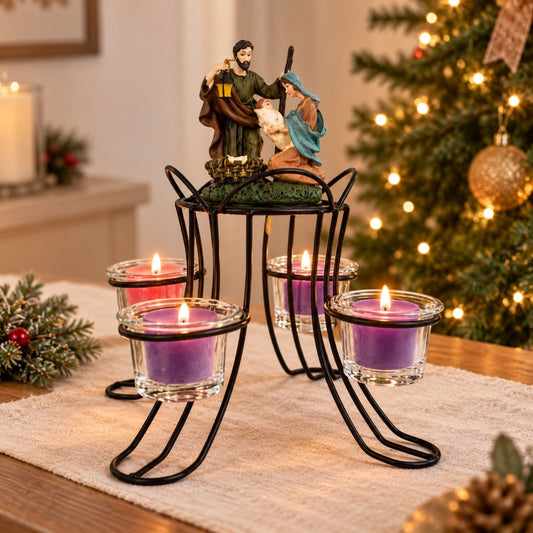 Corona de Adviento Pesebre de Belén