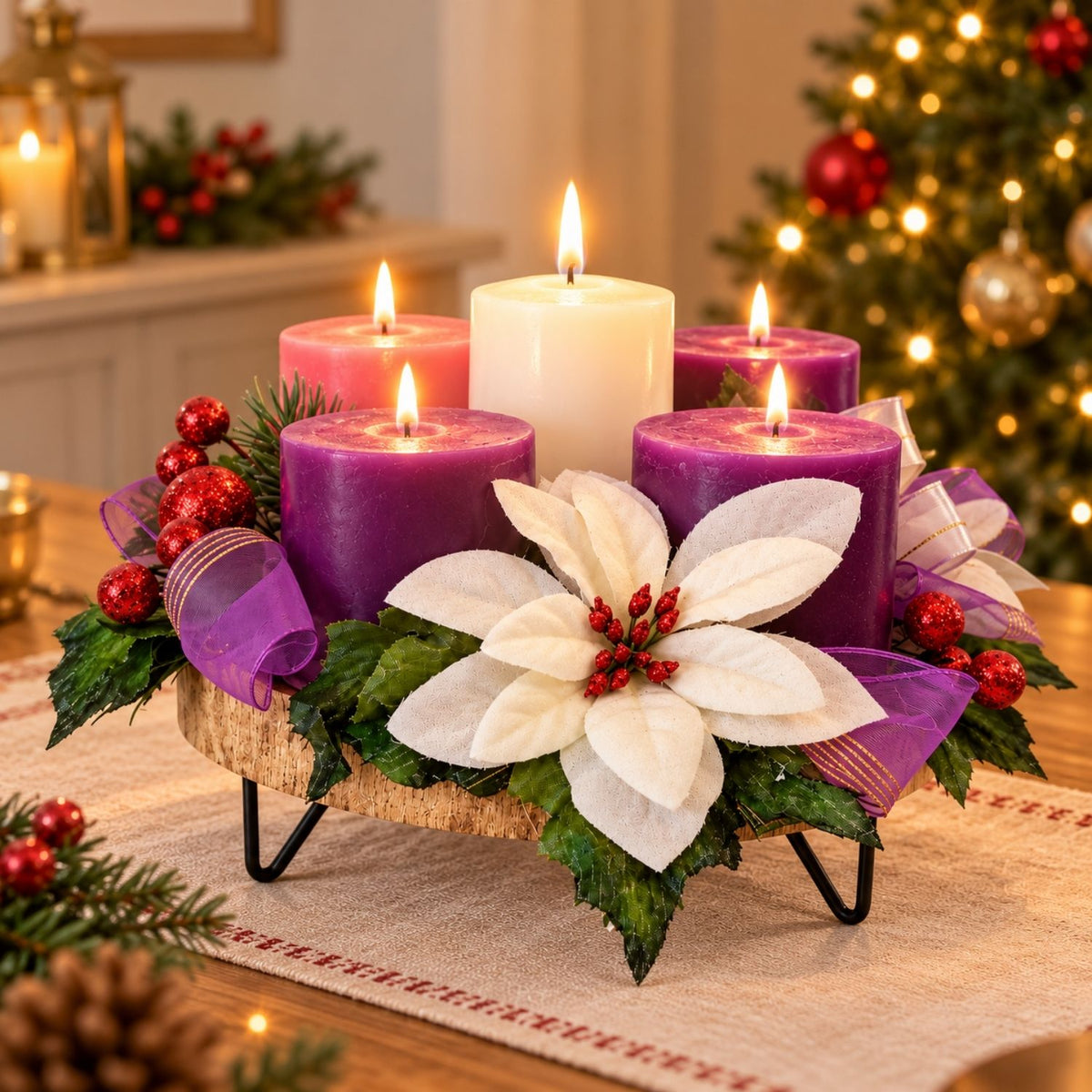 Corona de Adviento Pascuas de Navidad