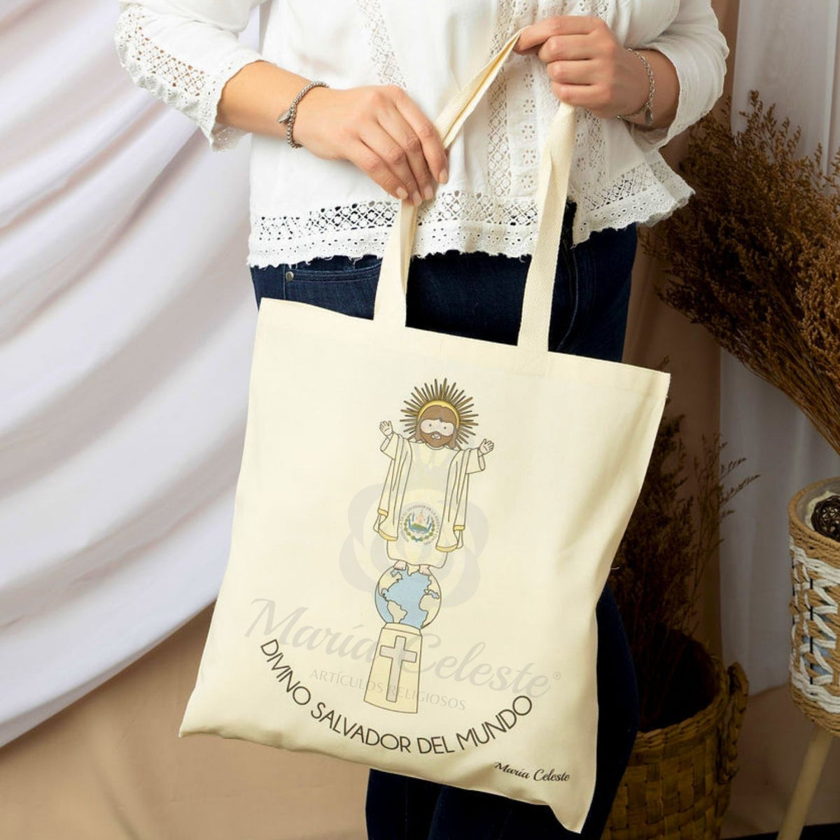 Tote Bag Divino Salvador del mundo